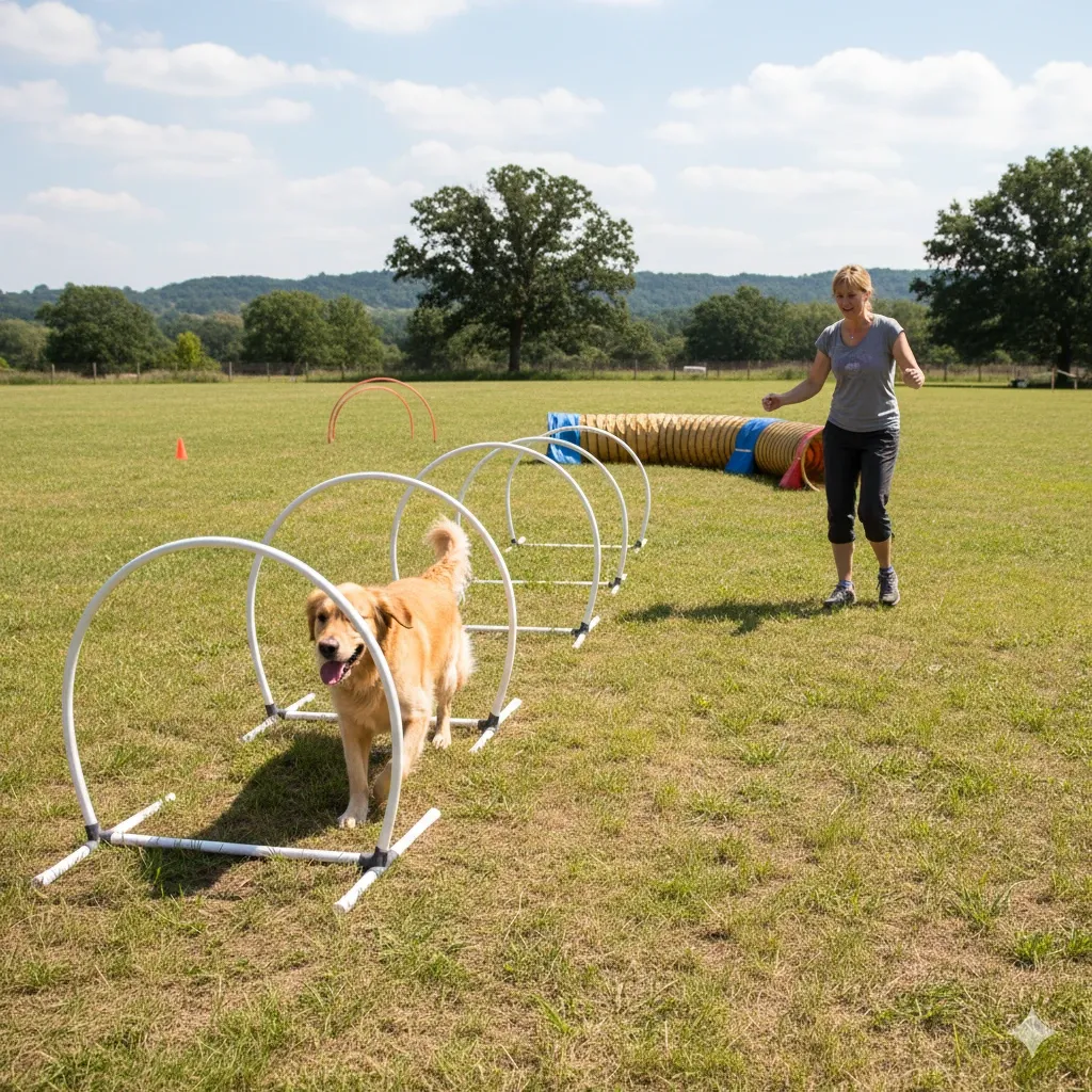 Un campo di addestramento per Hoopers a Roma, con attrezzi a norma e ampi spazi per la conduzione a distanza.
